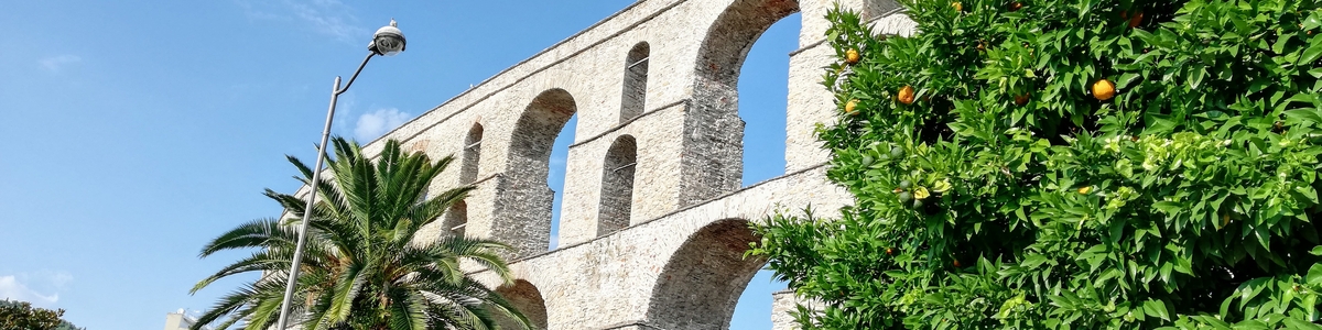 Aquaduct Kavala, Griekenland