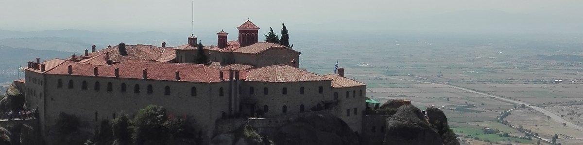 De Meteora kloosters in Griekenland