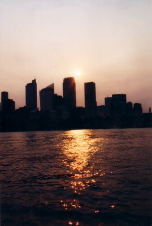 Sunset in Sydney. (Australië - 2002)
