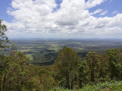 Uitzicht van Tamborine Mountain. (Australië - 2018)