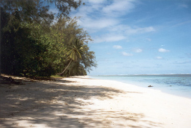 Perfecte, lege stranden. (The Cook Islands - 1997)