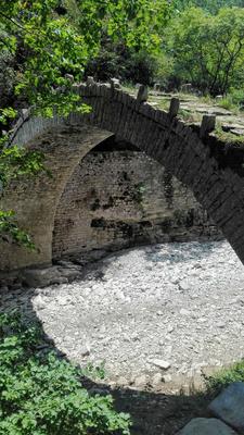 De Lazaridi-Kontodimou brug in Zagoria. (Griekenland - 2018)