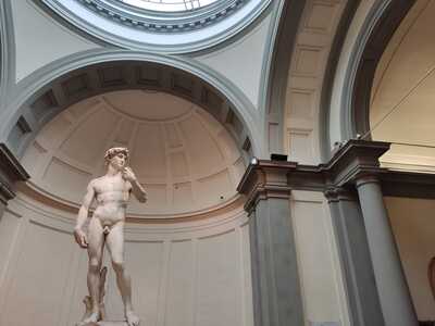 De David van Michelangelo, La Galleria dell'Accademia, Florence (Italië - 2022)
