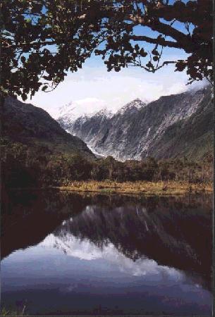 Peter's Pool - Franz Josef Glacier. (Nieuw Zeeland - 2002)
